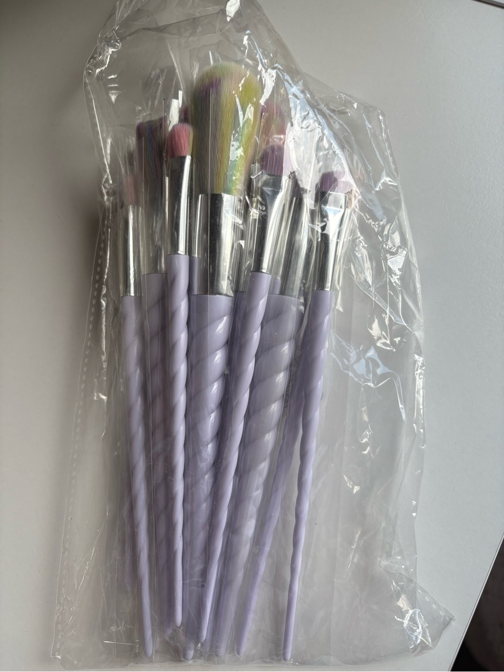Lavender Unicorn Handle Makeup Brush Set - 12 Piece